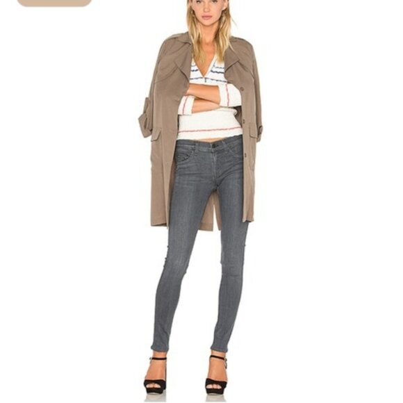 NEW Rag & Bone Everett sz 27 Grey Super Soft Skinny Straight Stretchy Jeans - Picture 3 of 15